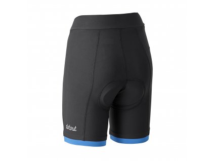 DOTOUT dámské kalhoty Instinct W Short (pad DOT PRO W) black-light blue