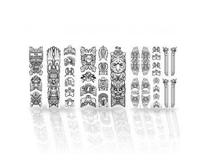 Unleazhed ochranné fólie frame unscratch bp01 xxl empire - black glossy