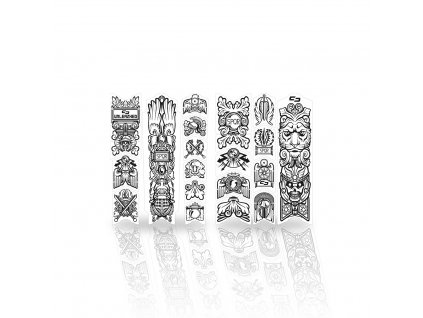 Unleazhed ochranné fólie frame unscratch bp01-l-empire - black glossy