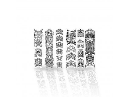 Unleazhed ochranné fólie frame unscratch bp01-l-tatanka - black glossy