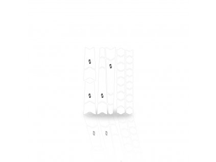 Unleazhed ochranné fólie add on unscratch na řídítka a kliky - čirý lesk