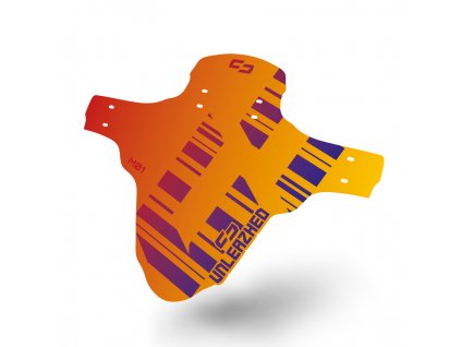 Unleazhed blatník do vidlice m01-flip flop - red-gold/red-blue