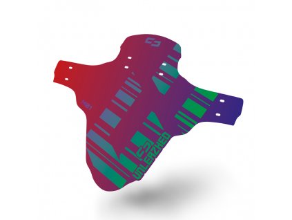 UNLEAZHED blatník do vidlice m01-flip flop - red-blue/green-violett