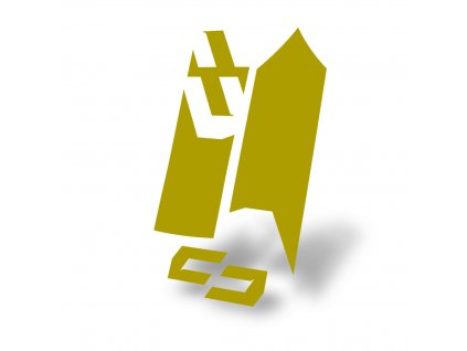 Unleazhed polep blatníku m02 skin sticker - olive