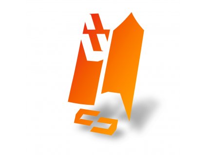 Unleazhed polep blatníku m02 skin sticker - flipflop red-gold