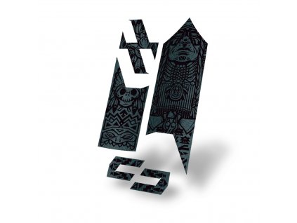 Unleazhed polep blatníku m02 skin sticker - tatanka dark
