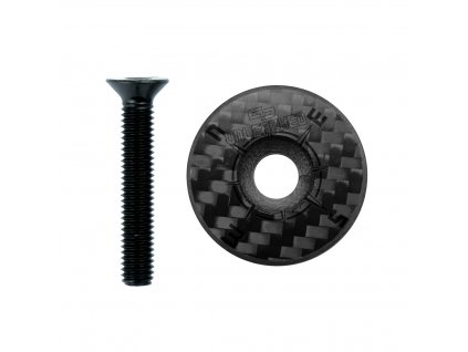 Unleazhed karbonové víčko představce s gravírovaným designem - compass