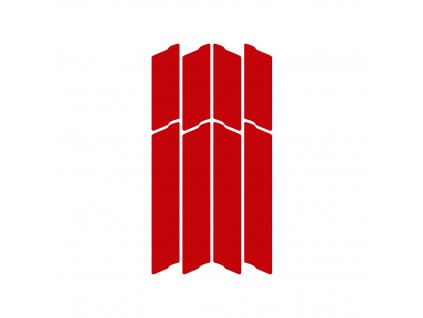 Unleazhed reflexní samolepky lightning na rám - červená