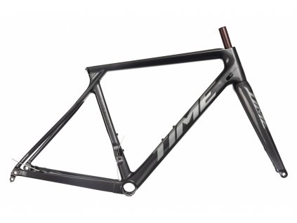 TIME alpe d'huez 01 disc silniční rám - gloss carbon/matte grey