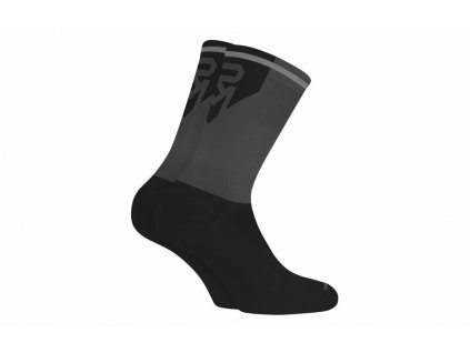 Rock machine ponožky Long černo/šedé