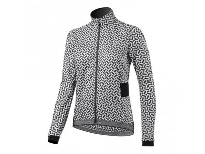 Dámská cyklistická bunda Dotout Tempo Jacket - white/black