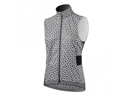 Dámská cyklistická vesta Dotout Tempo Vest - white/black