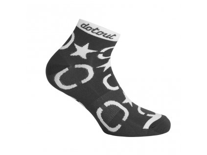 Dámské cyklistické ponožky Dotout Stars W Sock - black