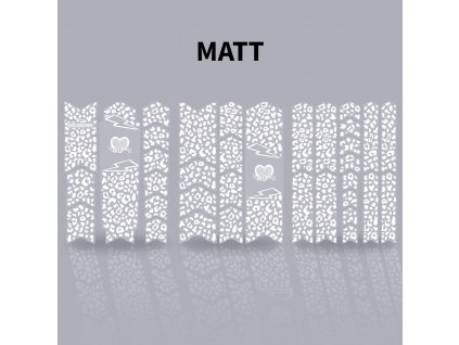 Unleazhed ochranné fólie frame unscratch bp01 xxl edition girls shred bine herzog - white matt