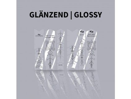 Unleazhed ochranné fólie frame unscratch proti poškrábání rámu - black glossy