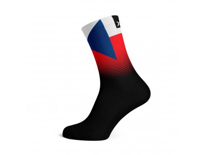 Cyklistické ponožky SOX Czech Republic Flag Socks