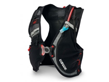 USWE cyklistická hydratační vesta rush 8 mtb - black