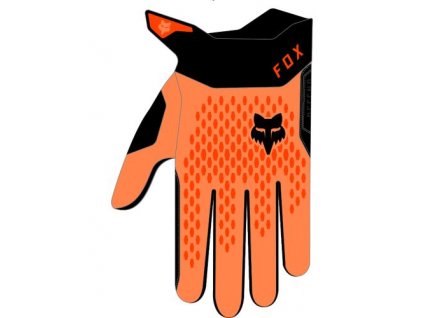 Dětské rukavice FOX YOUTHS Defend Race glove - S - ORANGE