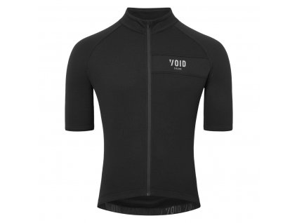Cyklistický dres VOID Merino Jersey SS Men - Black