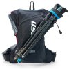 USWE vertical 4 plus multisportovní batoh s vakem na vodu - carbon black