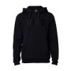Logowear void unisex hoodie s kapucí - black
