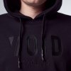 Logowear void unisex hoodie s kapucí - black