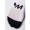 SOX cyklistické ponožky domestici - white/black (Velikost M)