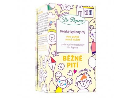 Dr. Popov - dětský bylinný čaj - běžné pití, porcovaný 30 g