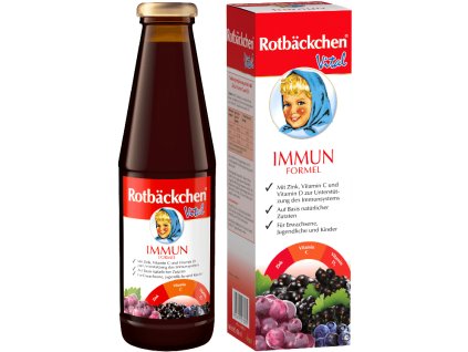 Rotbaeckchen Vital Immun 450ml Flasche Faltschachtel rotbaeckchen vital immun formel nahrungsergaenzungsmittel zink