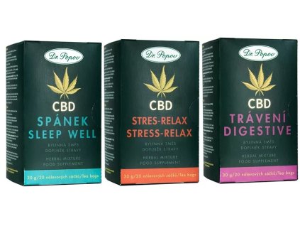 Dr. Popov - konopné čaje, 30g