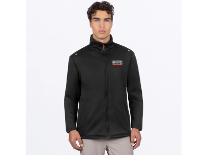 FXR Men's Elevation Tech Zip-Up Black/Red - pánska mikina