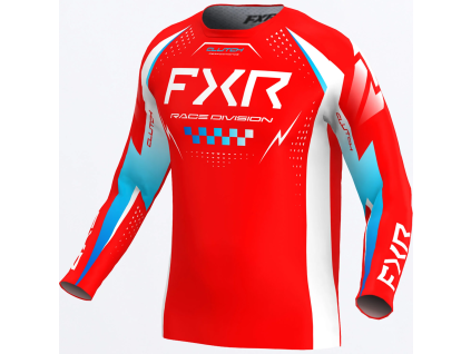 FXR Clutch Pro MX Jersey Red/Blue/White - motokrosvý dres