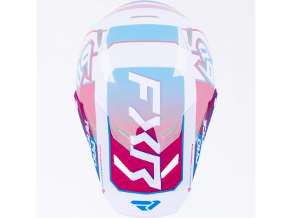 FXR 6D ATR-3 Visor Blue Razz White - Šilt prilby