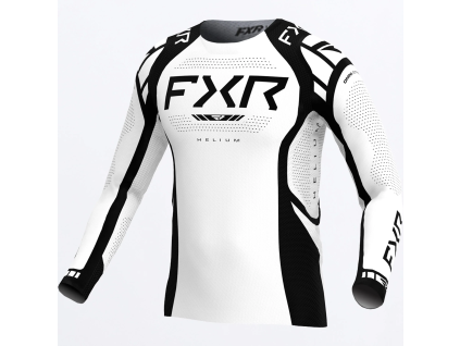 FXR Helium MX Jersey White/Black - motokrosový dres