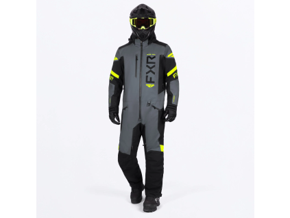 FXR Helium Lite Monosuit Charcoal/HiVis - pánsky overal
