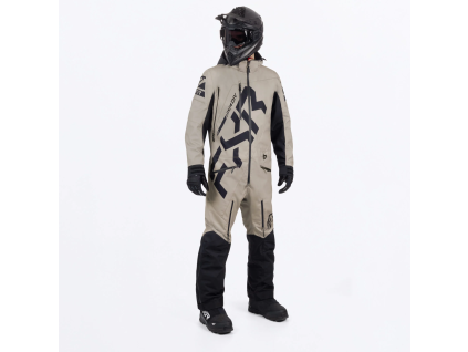 FXR CX Lite Monosuit Stone/Black - pánsky overal