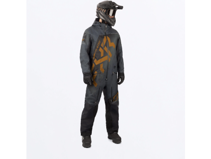 FXR CX Lite Monosuit Asphalt/Copper - pánsky overal