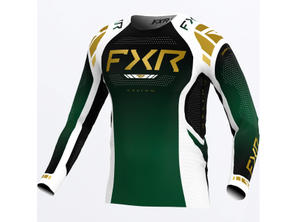 FXR Helium MX Jersey Emerald- motokrosový dres