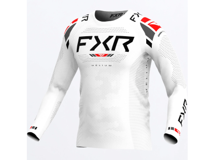 FXR Helium MX Jersey Whiteout - motokrosový dres