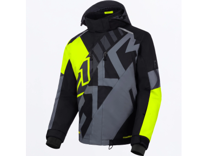 FXR Cold Cross CX Jacket HiVis/Black/Grey - pánska bunda