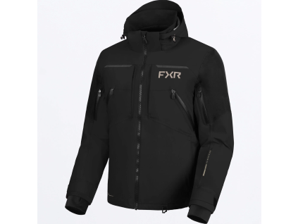 FXR Ridge Pro Trilaminate Jacket Black - pánska bunda