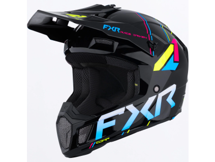 FXR Clutch Comp MX Helmet Rave - motokrosová prilba