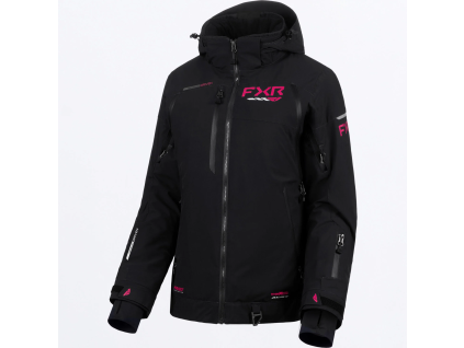 FXR Velocity R-FX Jacket Black/Razz - dámska bunda