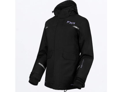 FXR Excursion Jacket Black/Lilac - dámska bunda