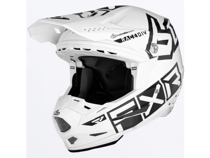 FXR 6D ATR-2 Helmet White - motokrosová prilba