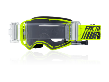 Factory Ride Roll-Off Goggle HiVis - MX okuliare