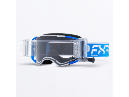 FXR Factory Ride Roll-Off Goggle Blue - MX okuliare