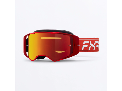 FXR Factory Ride MX Goggle Red - MX okuliare