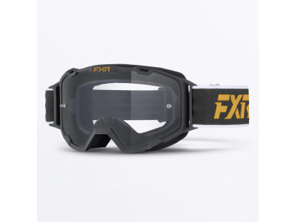FXR Maverick Prime MX Goggle Graphite - MX okuliare