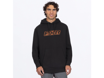 FXR Men's Pit Board Cotton Pullover Hoodie Black/Kash - pánska mikina